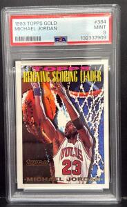 1993 Topps Gold Michael Jordan #384 PSA 9 Mint
