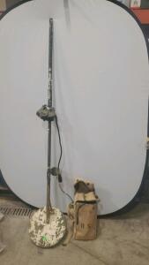 WWII U.S. Army SCR-625-A Mine Detector with Original Canvas Carry Case and Partial Serial 136-151