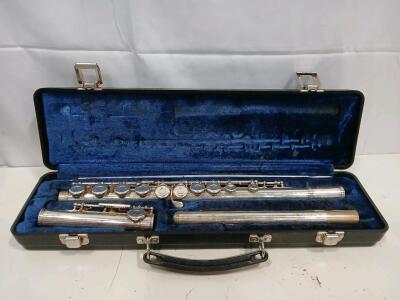 Artley 18-0 Concert Flute, Silver Plated, C Foot, USA Made