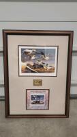 1995 California Duck Stamp Picture By Robert Steiner 18"x24.25" With COA 42/350