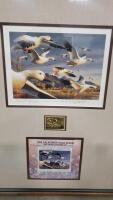 1995 California Duck Stamp Picture By Robert Steiner 18"x24.25" With COA 42/350 - 2