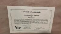 1995 California Duck Stamp Picture By Robert Steiner 18"x24.25" With COA 42/350 - 5