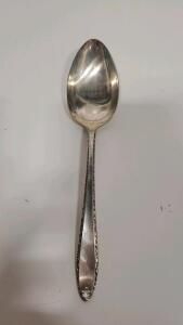 Alvin Sterling Silver Spoon, Southern Charm Pattern,