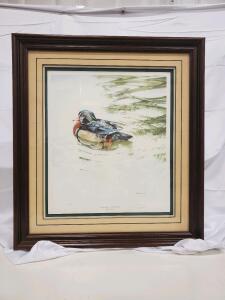 Chris Bacon "Promised One - Wood Duck" 1989 Signed Framed Limited Edition Print 5121/5700