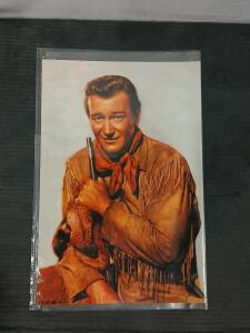 Vintage John Wayne Post Card Overenlarged -6"x9"