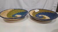 (10) Hand Woven Baskets - 5