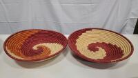 (10) Hand Woven Baskets - 8