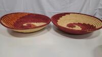 (10) Hand Woven Baskets - 9