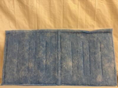 Air Handler 2GHK5 Link Panel Filters 24"x48" 2 Ply, MERV 7, Case of 12, Blue Polyester, USA