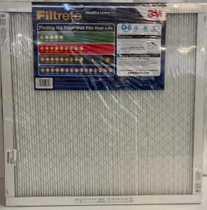 Filtrete Healthy Living HVAC Air Filter 20x25x1, MERV 13, Allergen & Odor Reduction. Pack of 6