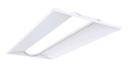 (1) Lithonia Lighting 2 x 4 Foot LED Stack Lay-In Troffer Ceiling Light Fixture