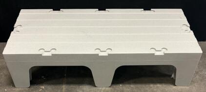 Cambro S-Series Solid Dunnage Rack, 1,500 lb Capacity, Camlink Compatible, NSF