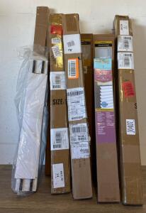 Mixed Lot of Blinds and Shades Including 36&rdquo;x72&rdquo;, 27&rdquo;x72&rdquo; And More!