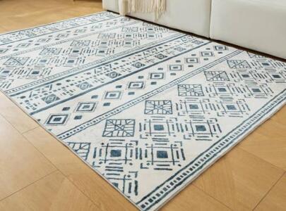 Loartee Geometric Moroccan Area Rug - 8x10