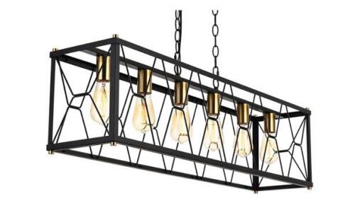 45.9 inches Industrial Dining Table Chandelier