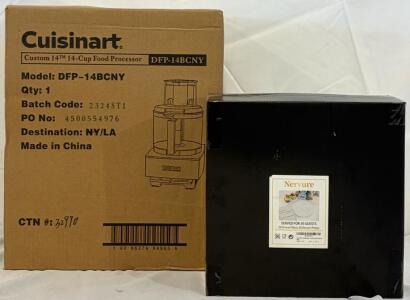 Cuisinart 14 Cup Food Processor & (60) Piece Reusable Plastic Serving Plates