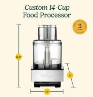 Cuisinart 14 Cup Food Processor & Lodge 15&rdquo; Cast Iron Pizza Pan - 3