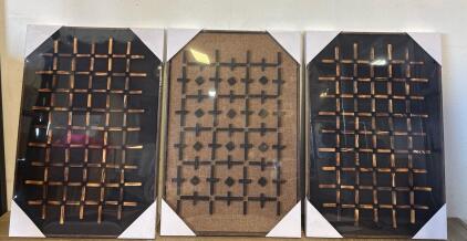 Framed Wall Art Modern Decor, Size 20"x30". ($189 Online Retail Value!!!)