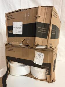 Grainger 31KY17 Jumbo Toilet Paper, 2-Ply, 1000 Ft, 12 Rolls/Case, Commercial 9" Roll