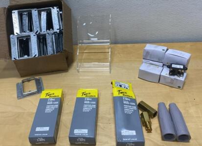 Tweco Weldskill 2-WPC Cable Connectors, Electrical Face Plates, Relay, Bulk Lot