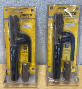 (2) Tweco A-732 300 Amp Electrode Holder with Spare Insulators, New Sealed
