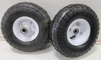 (2) Spare Handcart Dolly Replacement Tires