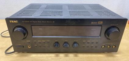 TEAC AG-D8900 AV Receiver, 5.1 Channels, Dolby Digital/DTS, 100W x5, Subwoofer Pre-out, Serial 2130404- Powers On