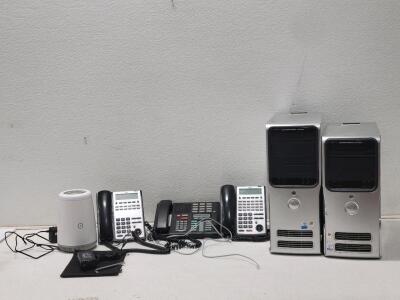 Miscellaneous Electronics Lot! Including: (2) Dell Dimension Towers for PC, CenturyLink Modem, & More!