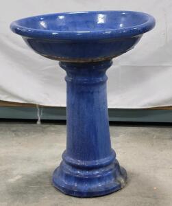Grafton Bird Bath, Blue