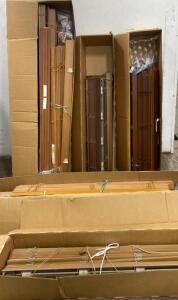(5) Boxes of Various Blinds and Various Sizes