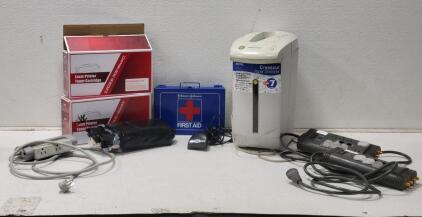 Office Supply Lot! Including: (2) Premium Toner Cartridge, First Aid Kit, Royal Paper Shredder