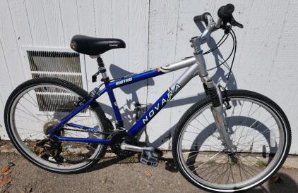 (Blue & Silver) 28" Novara Metro Bike
