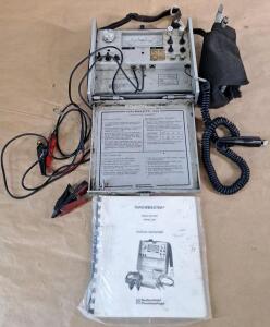 (1) Vintage Throwmaster Model 102A Cable Test Set.