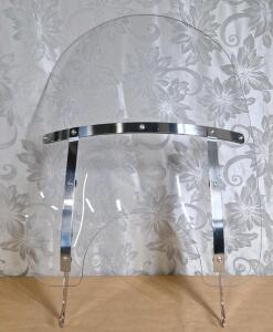 (1) Motorcycle Removable Windshield W/Storage Bag