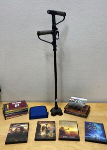 Walking Cane with Light - DVDs and CDs