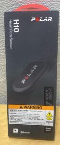 Polar H10 Heart Rate Monitor Chest Strap, Black, M-XXL, Bluetooth ANT+, 30m Water Resistant