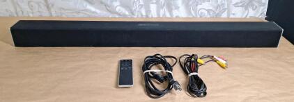 (1) Vizio SBC3821-C6 - 38" Sound Bar W/ Bluetooth, Remote, Power Cord & Audio Cables