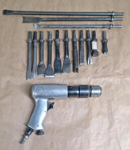 (1) Black & Decker Air Hammer & (14) Assorted Bits