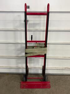 Faultless Appliance Hand Truck 50157, 600 lb Capacity, Steel Frame, Stair Climber, Strap Winch. 60&rdquo;x24&rdquo;x18&rdquo;