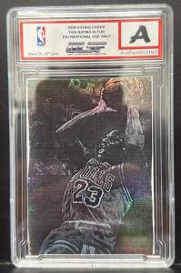 Custom Michael Jordan #23 Art Card | GLSF Authenticated | 2026, Encapsulated, Basketball Foil