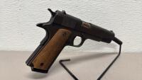 High Standard 1911-A1 FS .45 ACP Semi-Auto Pistol, 5" Barrel, Steel, Wood Grips, SN HS1570175 - 3