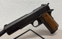 High Standard 1911-A1 FS .45 ACP Semi-Auto Pistol, 5" Barrel, Steel, Wood Grips, SN HS1570175 - 4