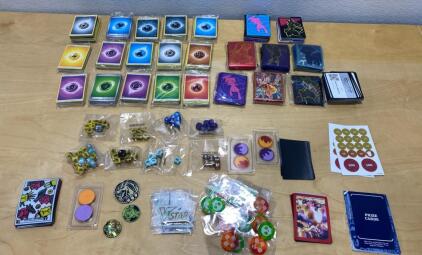 Pok&eacute;mon Lot - Energy Cards - Dice - Coins - Card Sleaves- and More