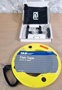 (1) 200 Foot Fish Tape & (1) Washer Cutter Tool