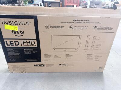 Insignia 40" Fire TV Full HD LED Smart TV NS40-FEFL26, 1080p, Alexa Remote, 2 HDMI, Dolby Audio