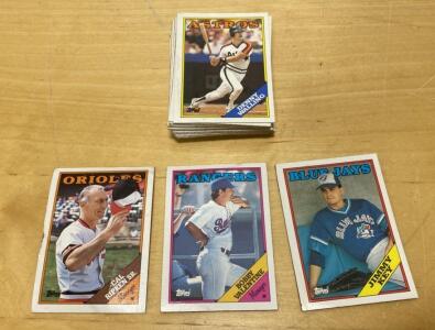 (38) Topps MLB Cards 1988 - Cal Ripken, Bobby Valentine and More