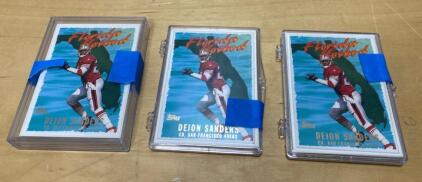 1995 Topps Florida Hot Bed Football Sets ( HOF/Stars) - (3) Sets Total (15) Cards in Each Set. Emmitt Smith, Jim Kelly and More
