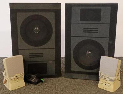 Harman/Kardon Multimedia Speakers Model 304.91848 450, Stereo 2.0, Tone & Volume Controls, Power Adapter