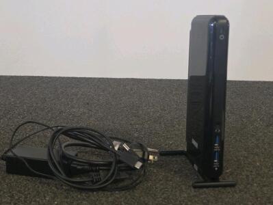 USB 3.0 Docking Station, HDMI/DVI, Gigabit Ethernet, 6x USB Ports, Audio In/Out, Power Adapter