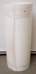 13'X4' White Closed Cell HDPE Roll, 1/8" Thick